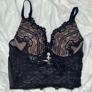 LA SENZA Lace Bustier Top